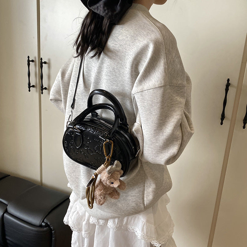 Women's Niche Western Style Fashion Bowling Advanced Women's Messenger Bag