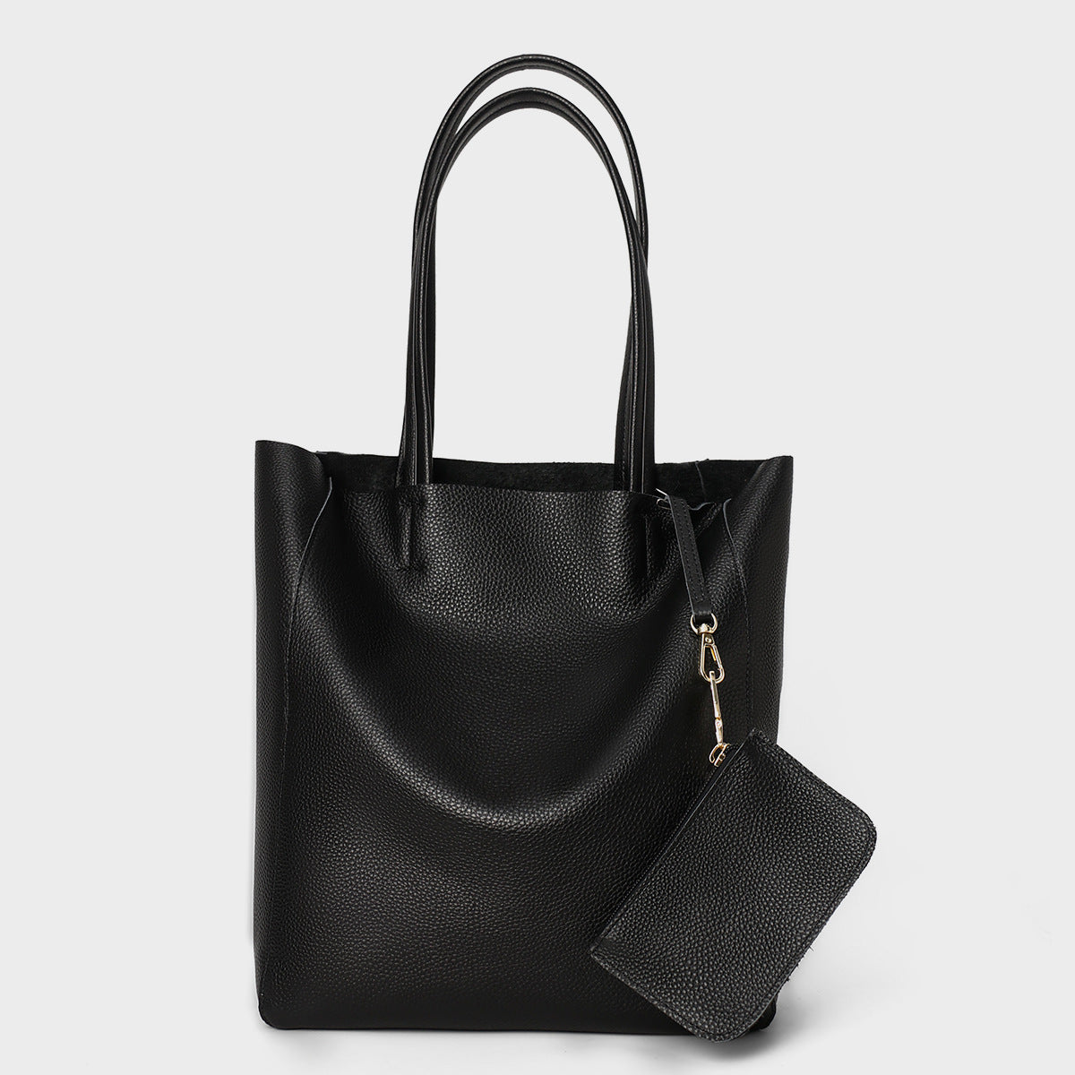 Women's Big First Layer Cowhide Portable Simplicity Genuine Large Capacity Women's Leather Bag