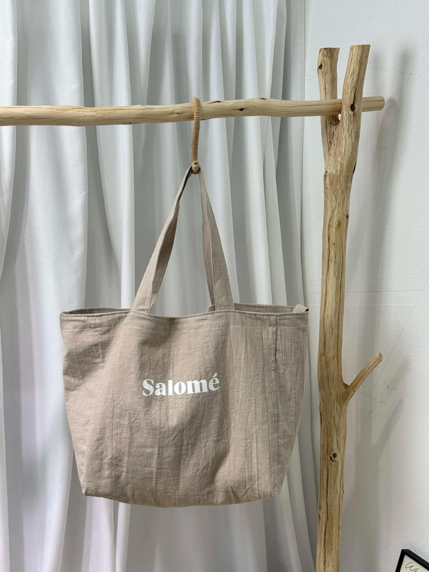 Linen Good-looking Large Capacity Textured Shopping Bags