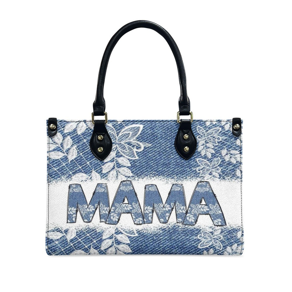 Women's Hot Mother's Day Leather Large Capacity Can Women's Handbag