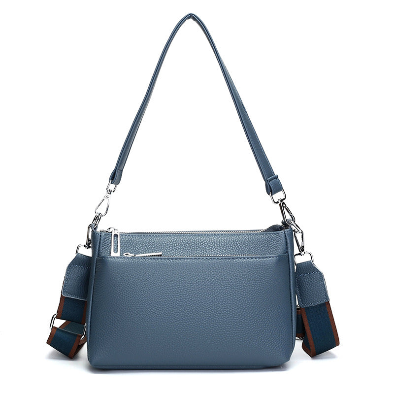 Women's Fashion Commuter First Layer Cowhide Large Capacity Versatile Women's Shoulder Bag
