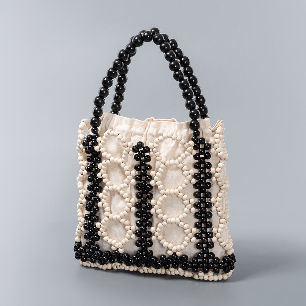 Seaside Holiday Design Woven Beach With Women's Shoulder Bag