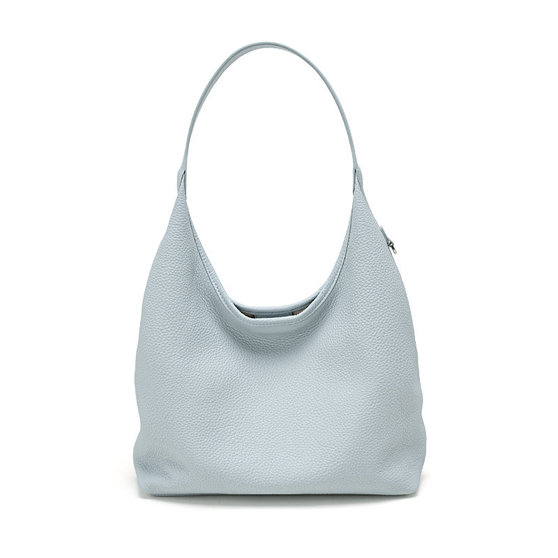 Women's Large Capacity Underarm Genuine Leather High-grade Handbags