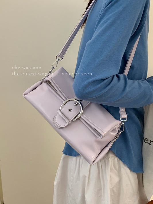Women's Korean Fashion Pouches Commuter Simple Small Square Bag