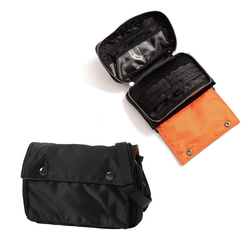 Glamorous Men's Classic Waterproof Trendy Nylon Men's Shoulder Bag