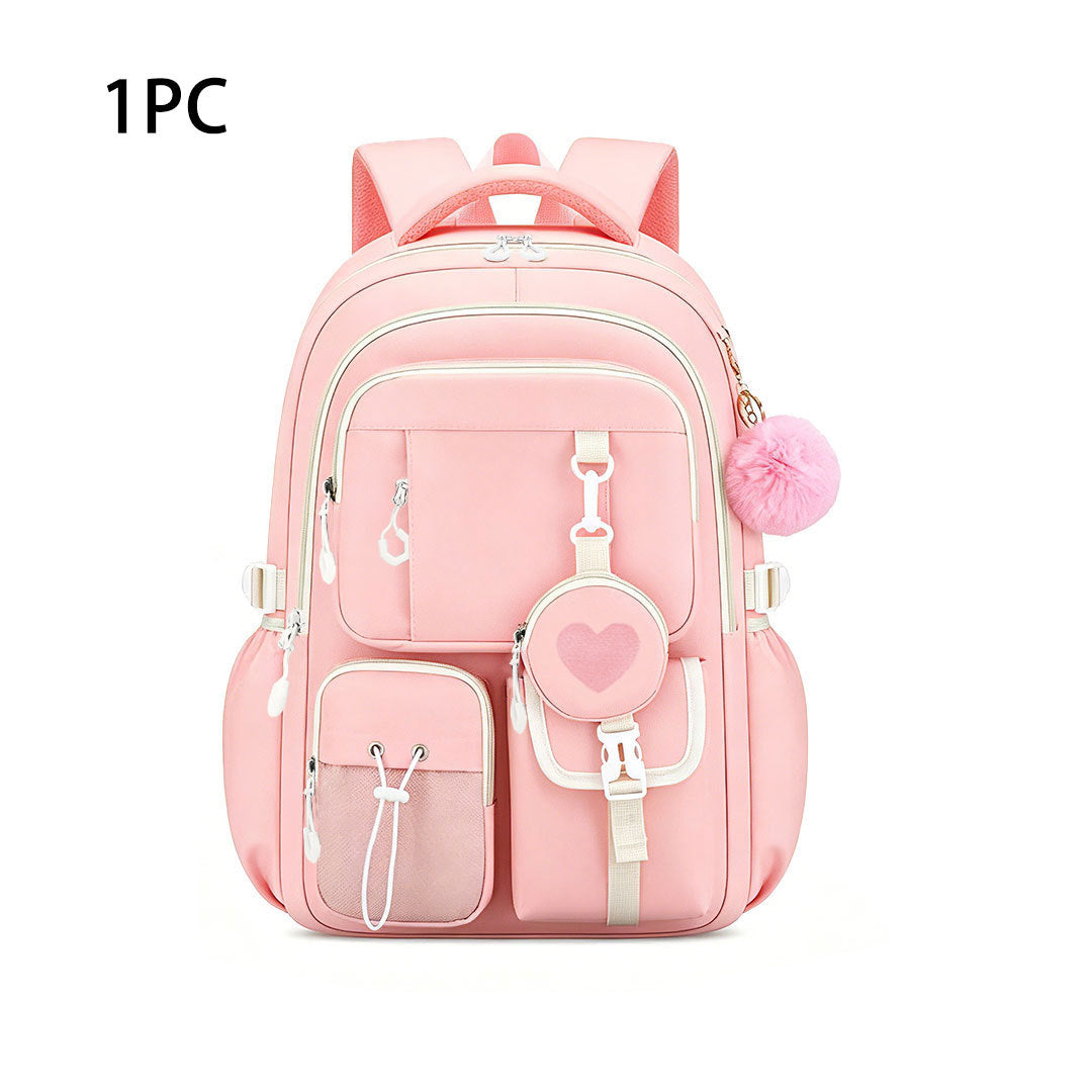 Burden Alleviation Large Capacity Love Three-piece Backpacks