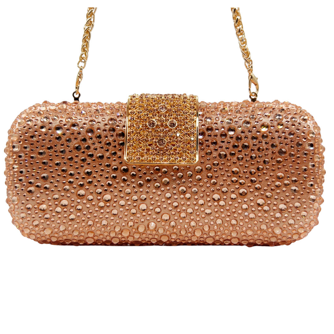 Women's Diamond Shiny Luxury Rhinestone Clutch Party Evening Bags