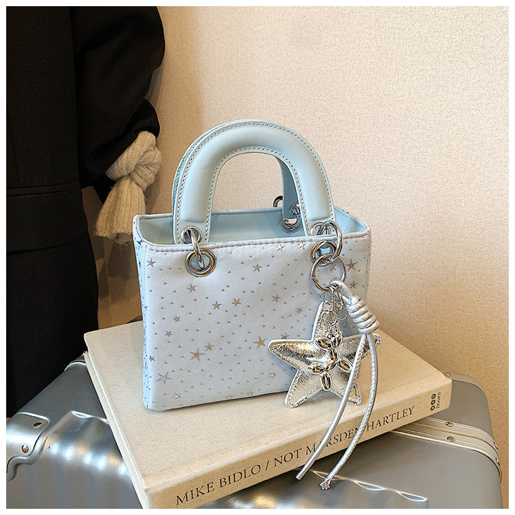 Starry Sky Summer Mild Luxury Retro Small Square Bag
