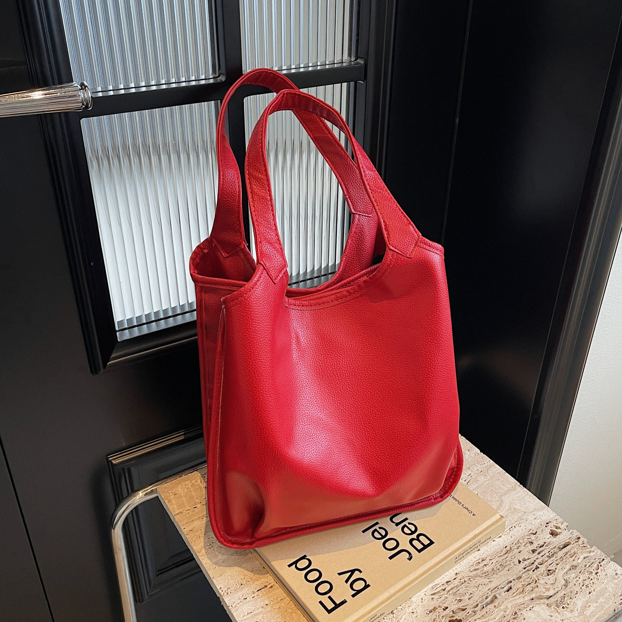 Pure Color Fashion Niche Food Basket Women's Messenger Bag