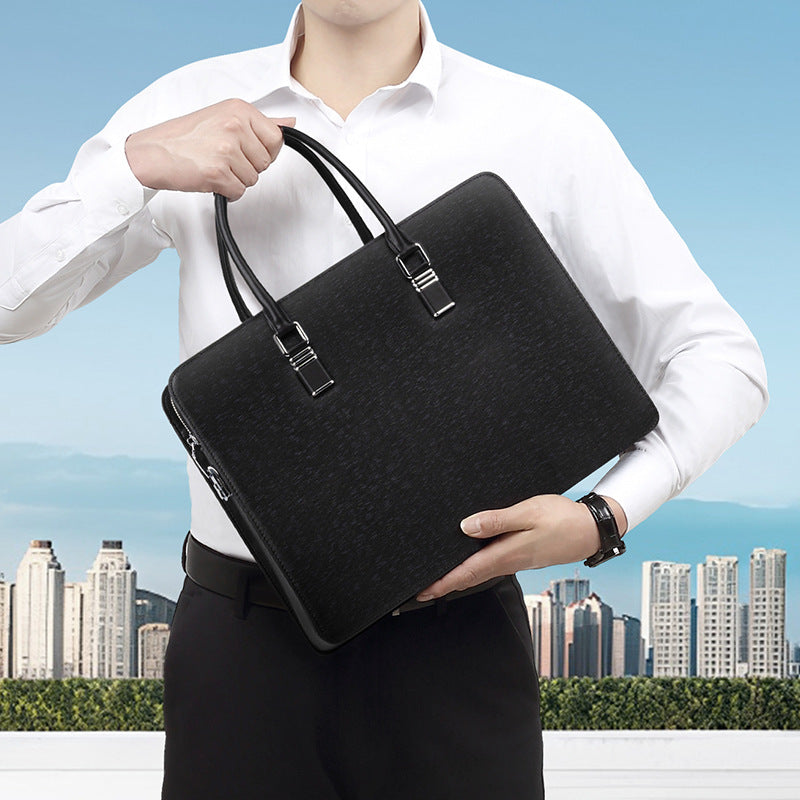 Men's Large Capacity Business Password Computer Fashion Men's Handbags