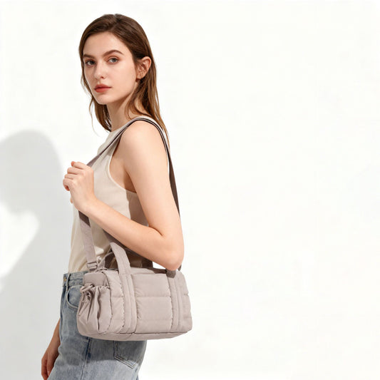 Women's High Quality Down Convenient Quilted Nylon Women's Messenger Bag