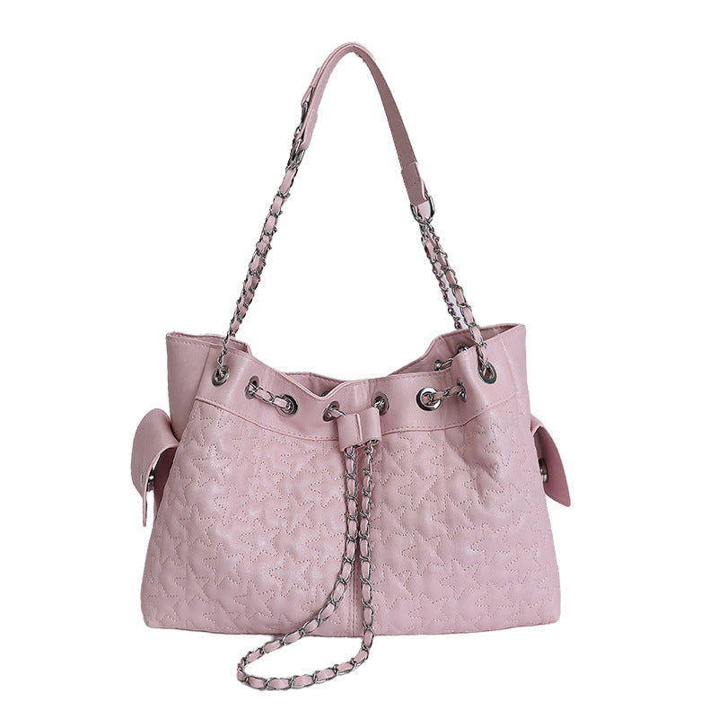 Korean Style Niche Fashion Sweet Chain Women's Shoulder Bag