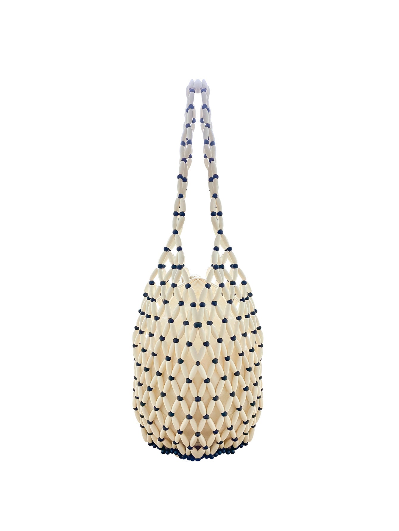 Summer Fashion Design Style Handmade Beaded Weaving Hollow Women's Shoulder Bag