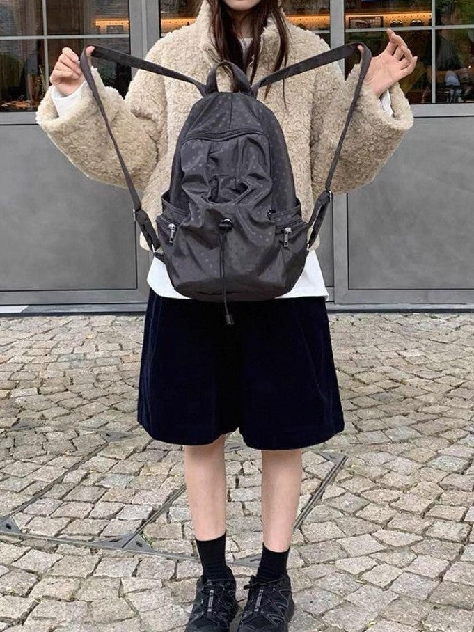 Trendy Women's Polka Dot College High Backpacks