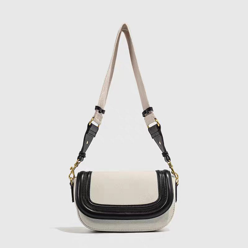 Elegant Fashion Saddle Trendy High-grade Underarm Women's Handbag