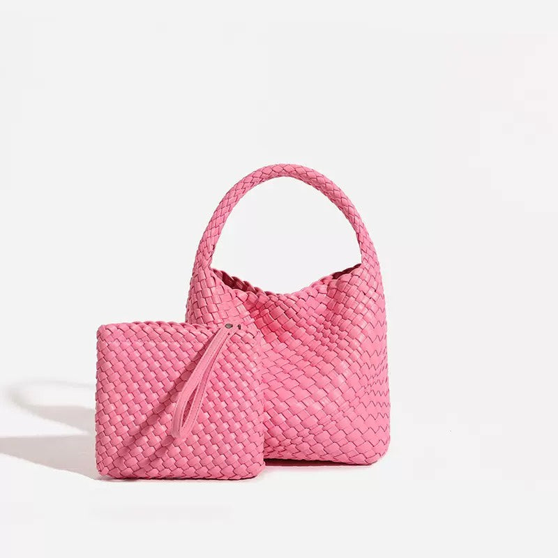 Women's Hand-woven Portable Light Luxury Commuter Mother Women's Handbag