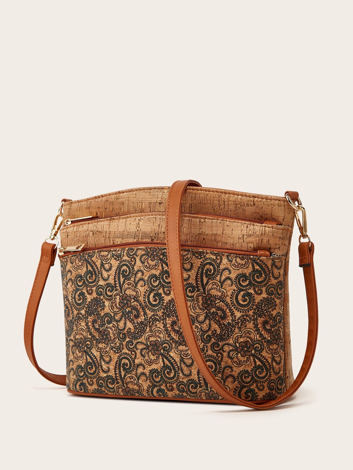 Women's Ethnic Style Retro Fashion Bark Pattern Bags
