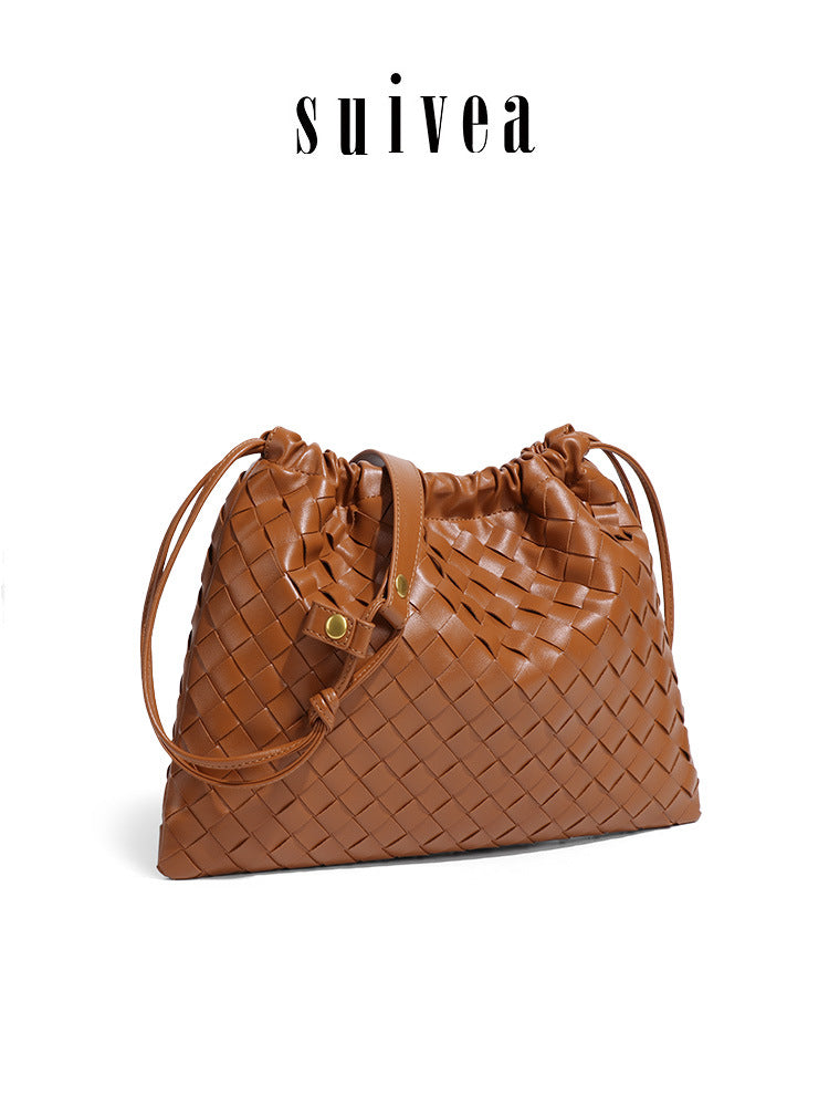 Woven Pleated Garbage Minimalist Lazy Cloud Advanced Feeling Bags