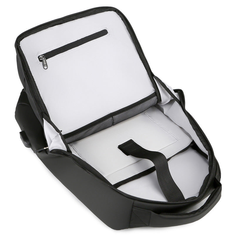 Men's Derm Lightweight Simple Large Capacity Waterproof Business Backpack