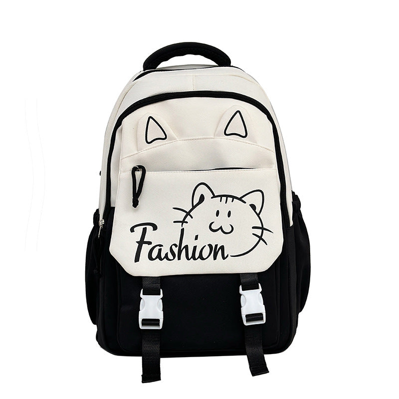 Junior High Large Capacity Simple Korean Burden Reduction College Student Schoolbag
