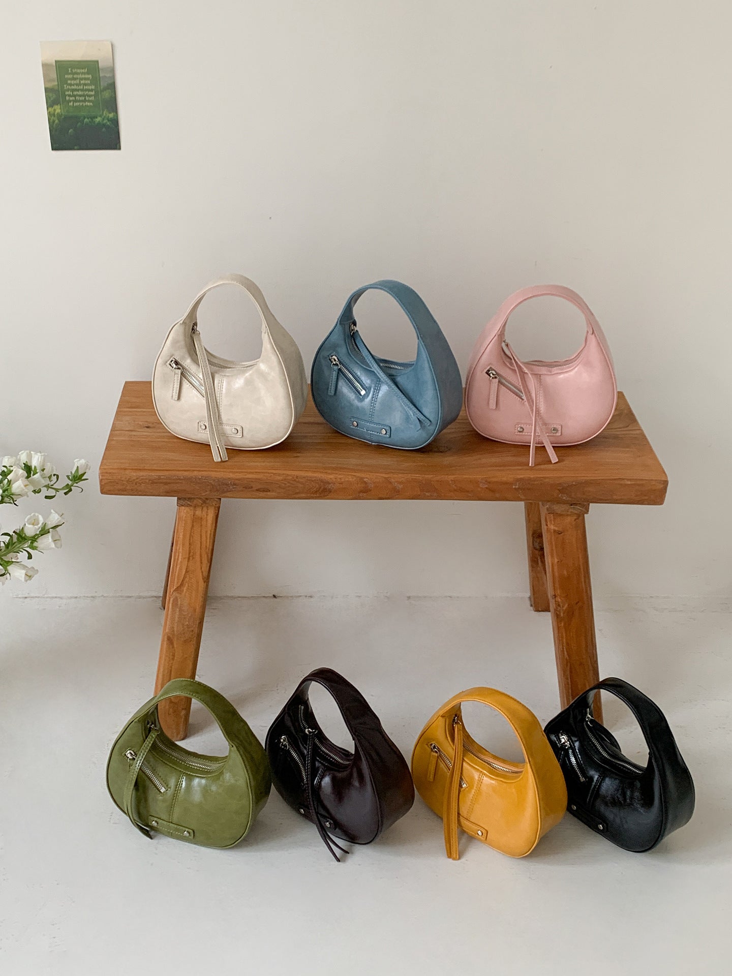 Korean Style Retro Shaped Carrying Niche Fashion Bags