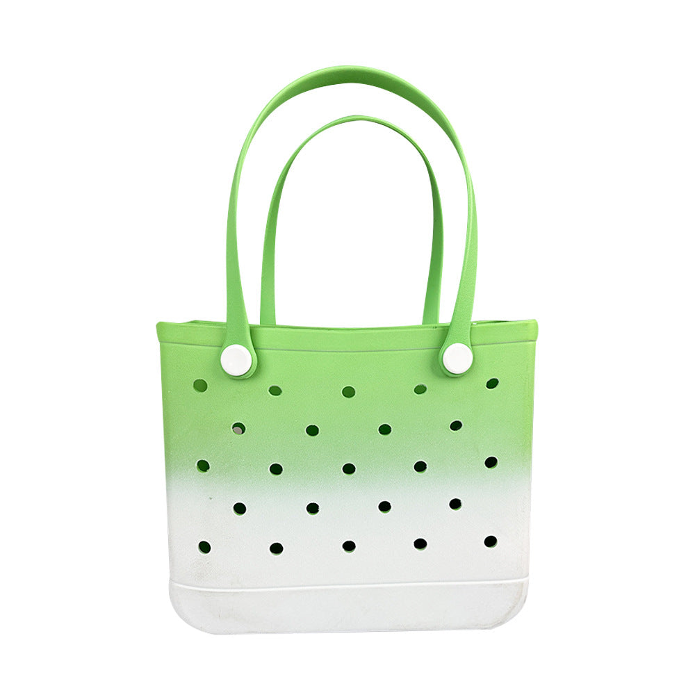 Beach Hole Christmas Halloween Element Printing Vegetable Bags