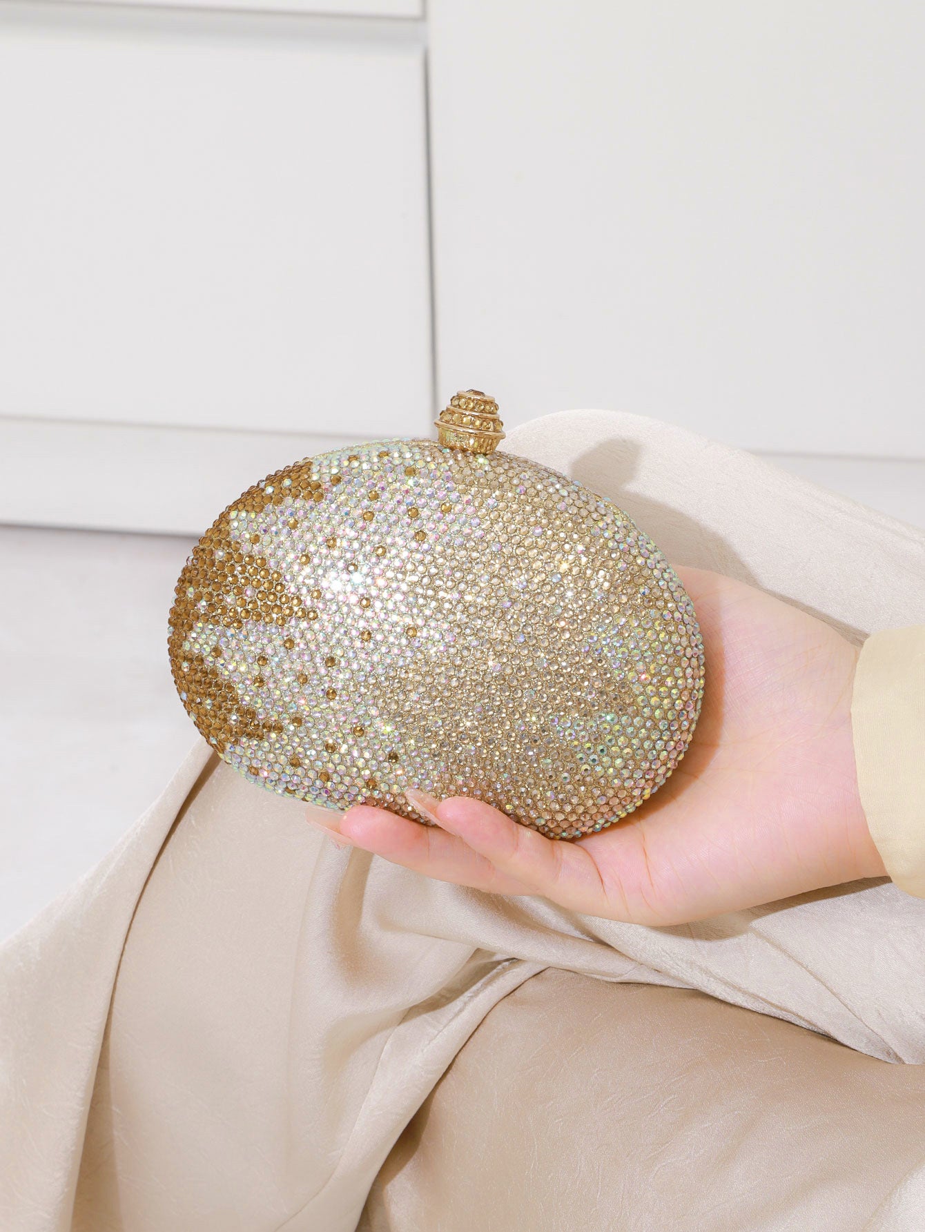 Dinner Party Wedding Diamond Crystal Rhinestone Women's Clutch