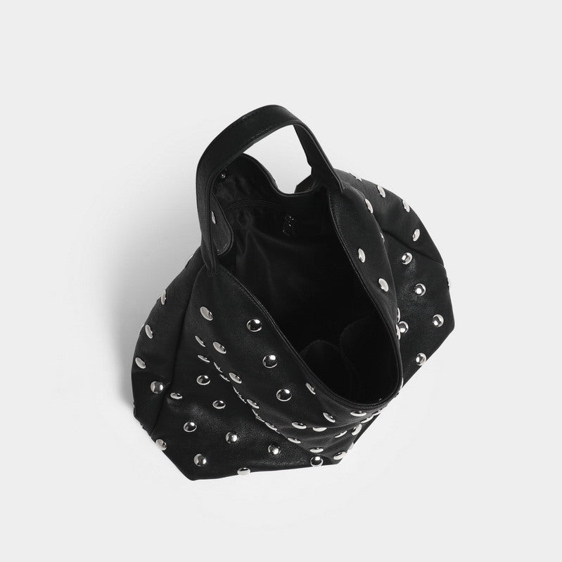 Rivet Portable Underarm Trendy Personality Motorcycle Handbags