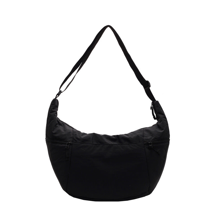 Women's Dumpling Large Capacity Croissant Commuter Nylon Women's Messenger Bag