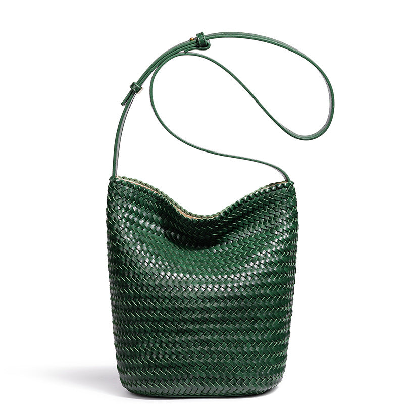 Women's Hand-woven Fashion Vacation Style Large Capacity Bucket Bags