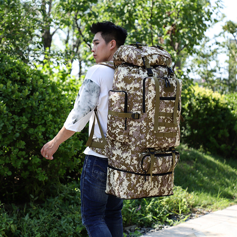 Women's & Men's Large Capacity Hiking Expandable Camping Tactical Backpack