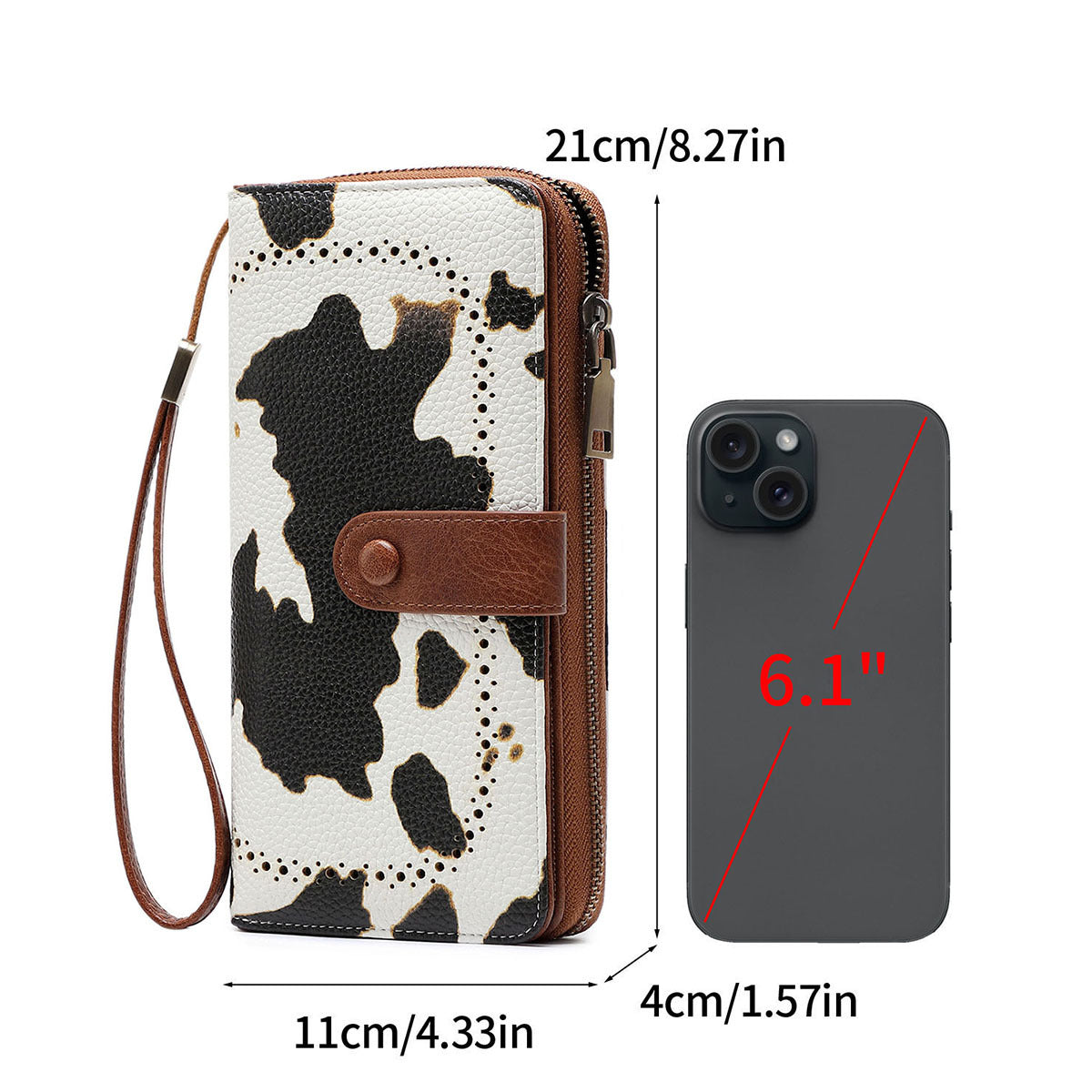 Women's Swiping Hollow Out Expanding Retro Large Capacity Card Holder