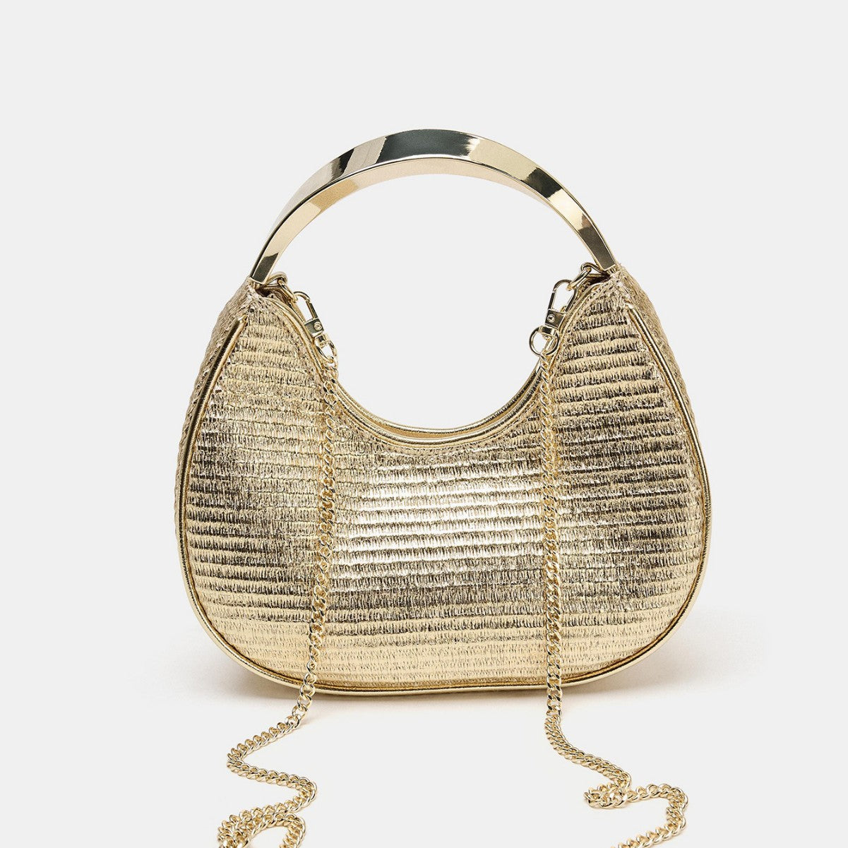 Women's Plated Metal Layer Effect Fashion Retro Women's Handbag