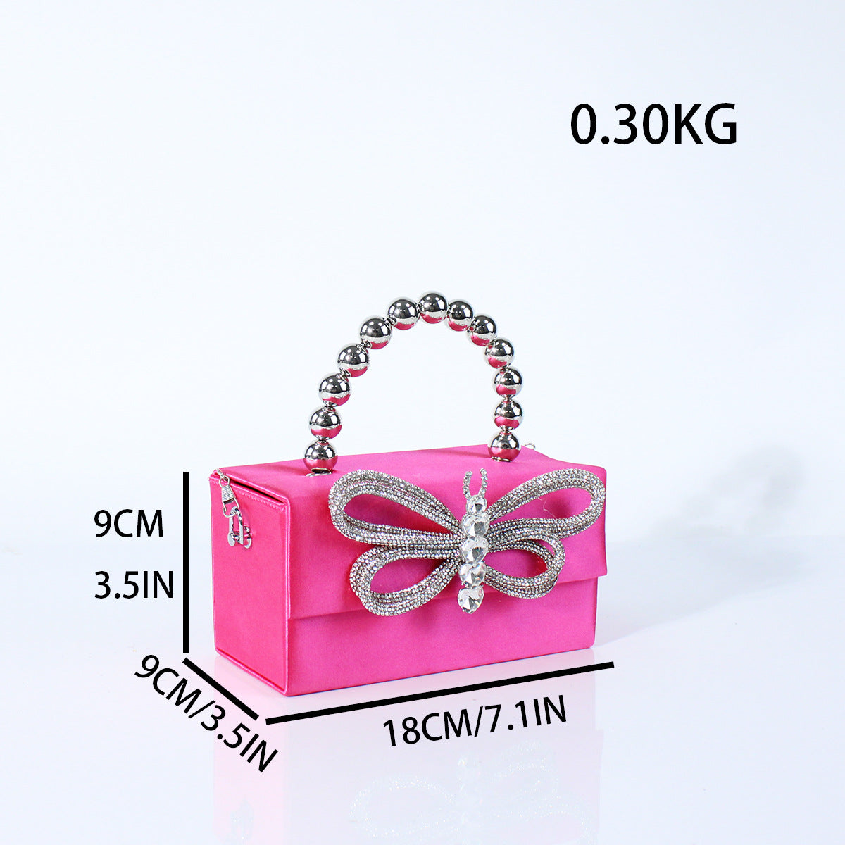 Exquisite Elegant Style Bow Chain Banquet Dinner Bag