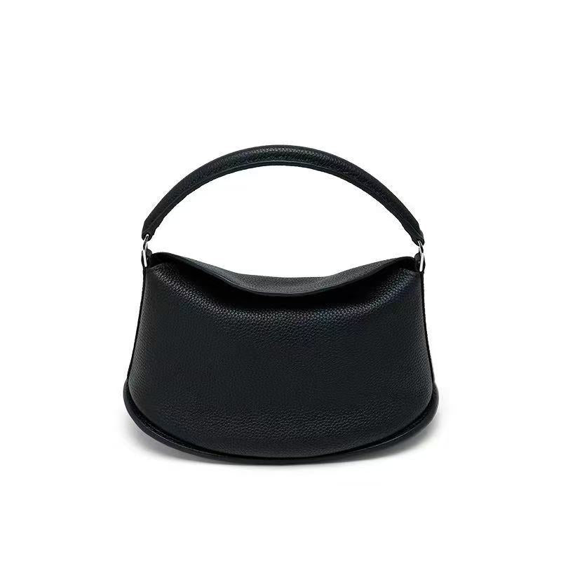 Women's Interest Light Luxury Lunch Box Genuine Leather Simple Bags