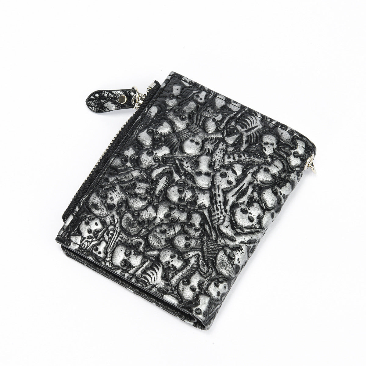 Gothic Personality Double-sided Skull Dark Punk Men's Wallet