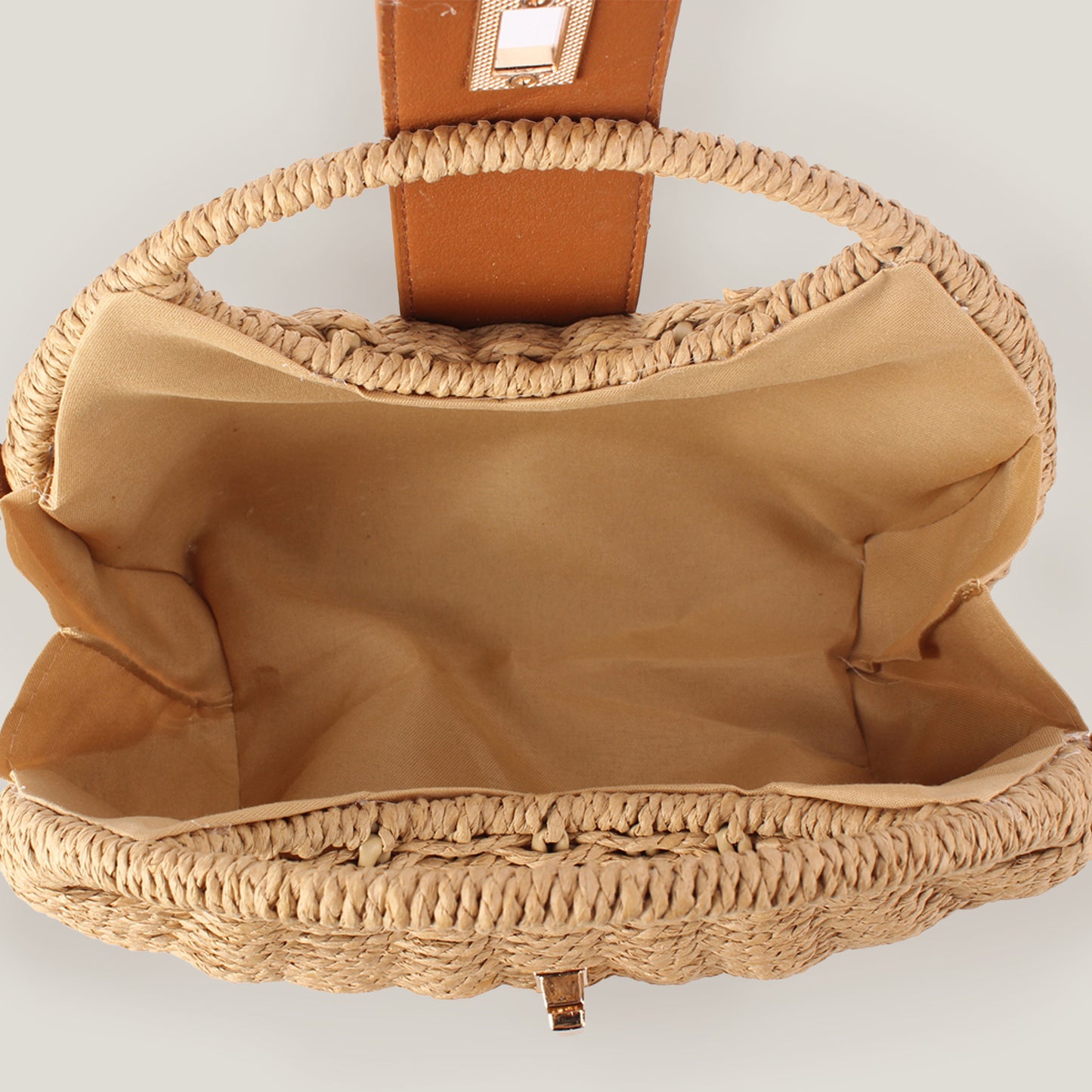 Women's French Fashion Woven Straw Seaside Vacation Beach Bags