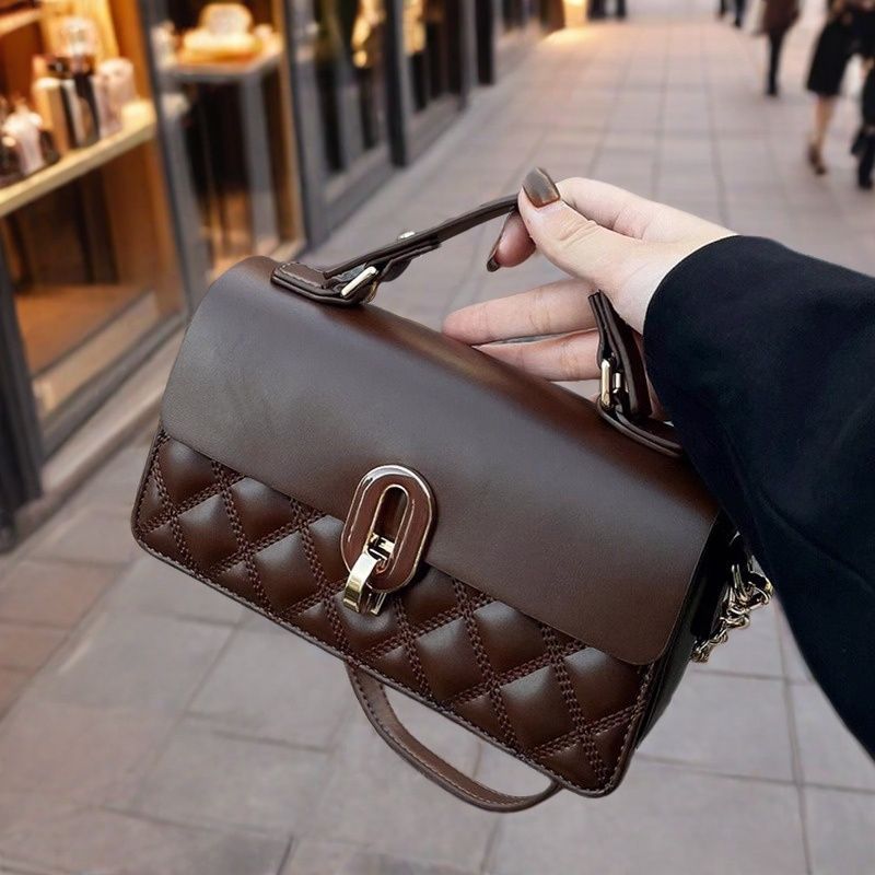 Women's Classic Style Exquisite Summer Rectangular Delicate Pouch Genuine Shoulder Bags