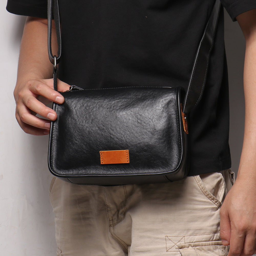 Fashion Men's Leather Simple Cowhide High-grade Bags