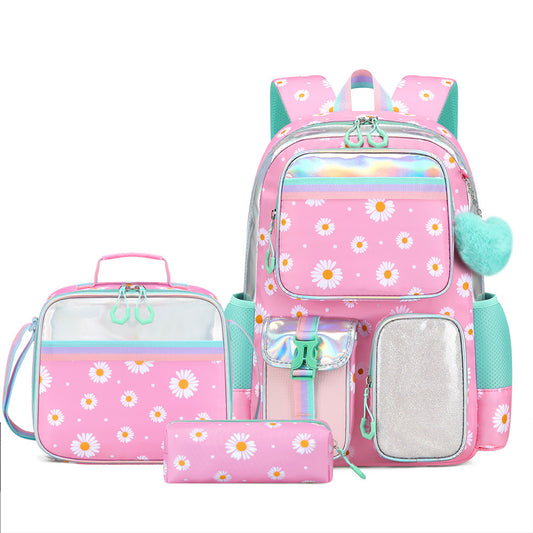 Printed Waterproof Little Daisy Cute For Primary School Bag
