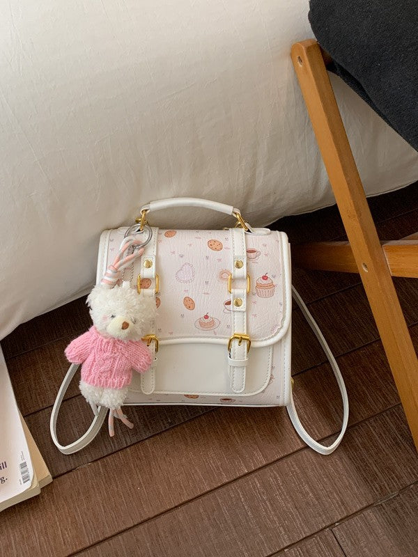 Trendy Women's Preppy Style Bear Fashion Backpacks