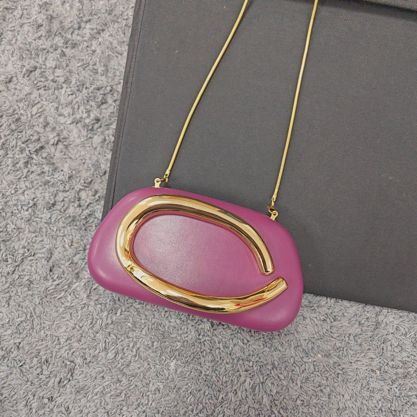 Clutch Metal Decorative Wrist Personalized Dress Dinner Bag