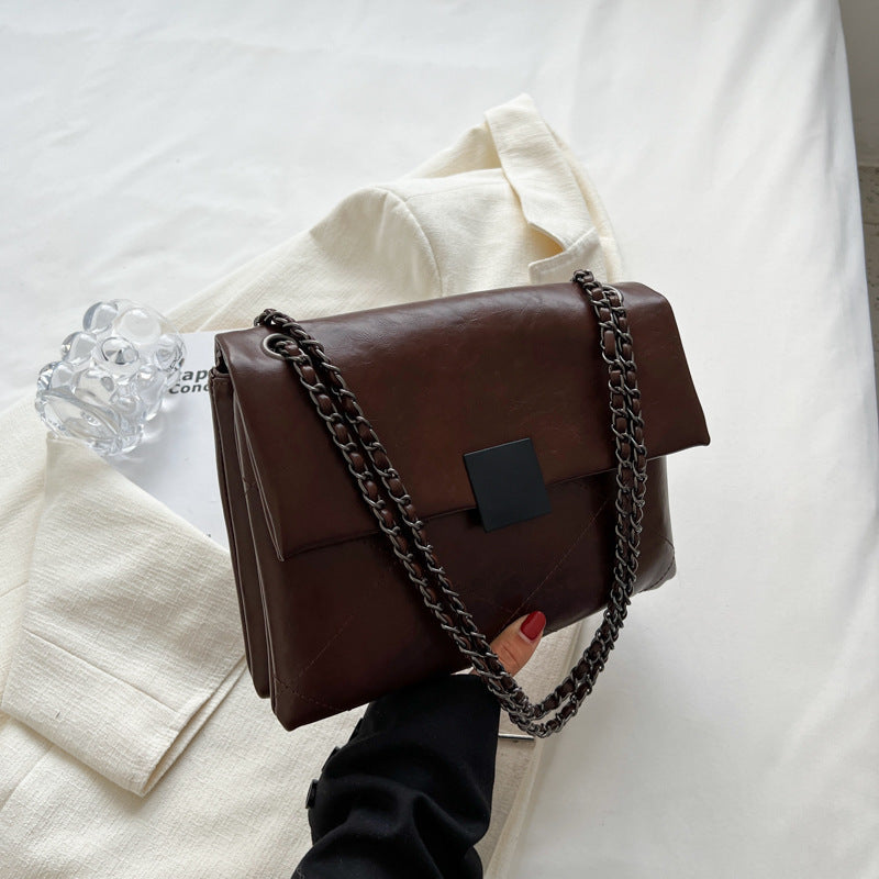 Women's Advanced Texture Fashion Rhombus Chain Summer Bags