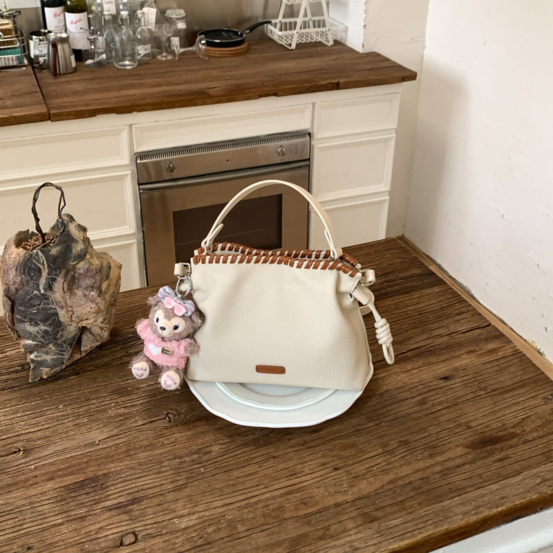 Style Trendy Contrast Color Fashion Chain Women's Shoulder Bag
