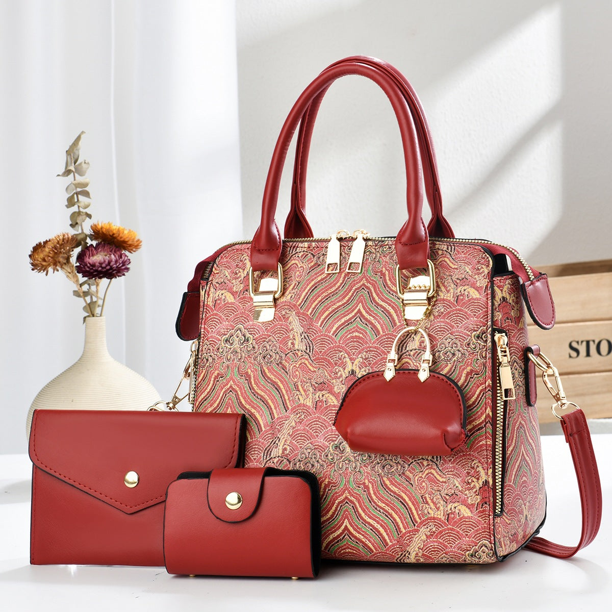 Women's Fashion Versatile Mother Match Sets Women's Handbag