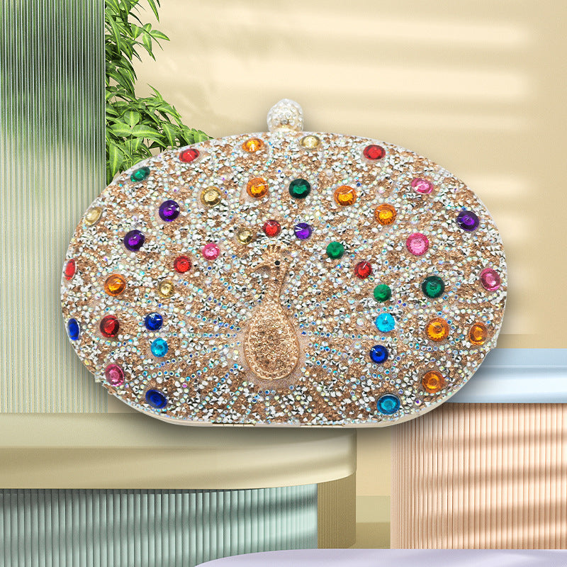 Women's Diamond Hand Holding Noble Temperament Wedding Handbags