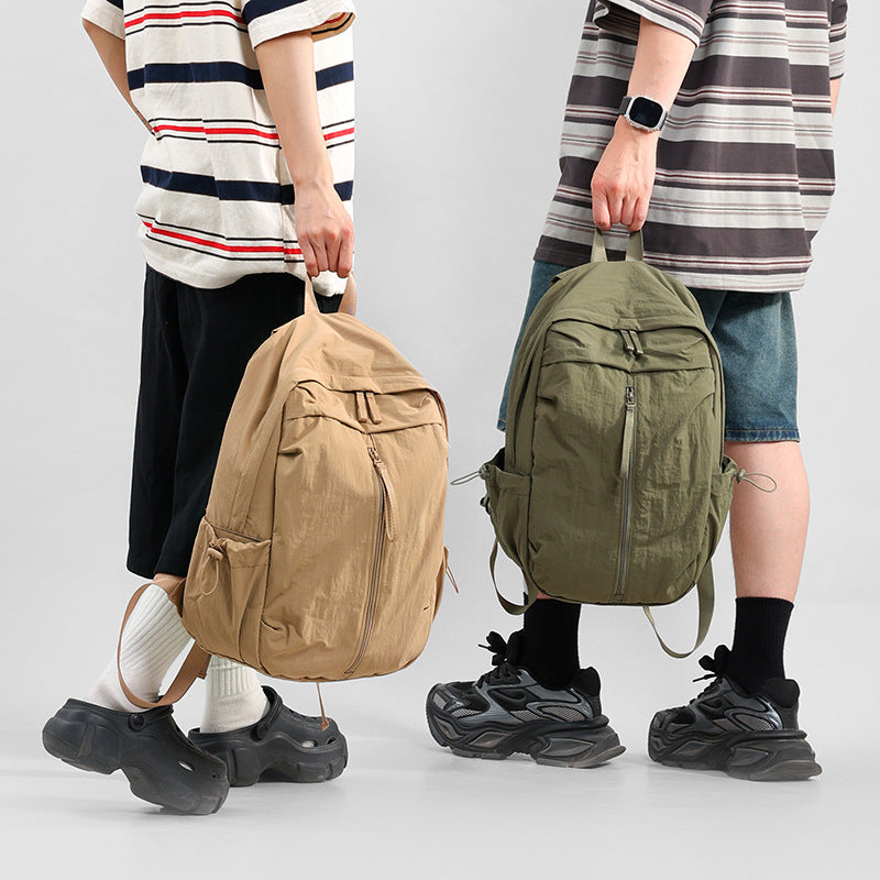 Simple Couple Mountain Climbing Large Capacity Leisure Backpack