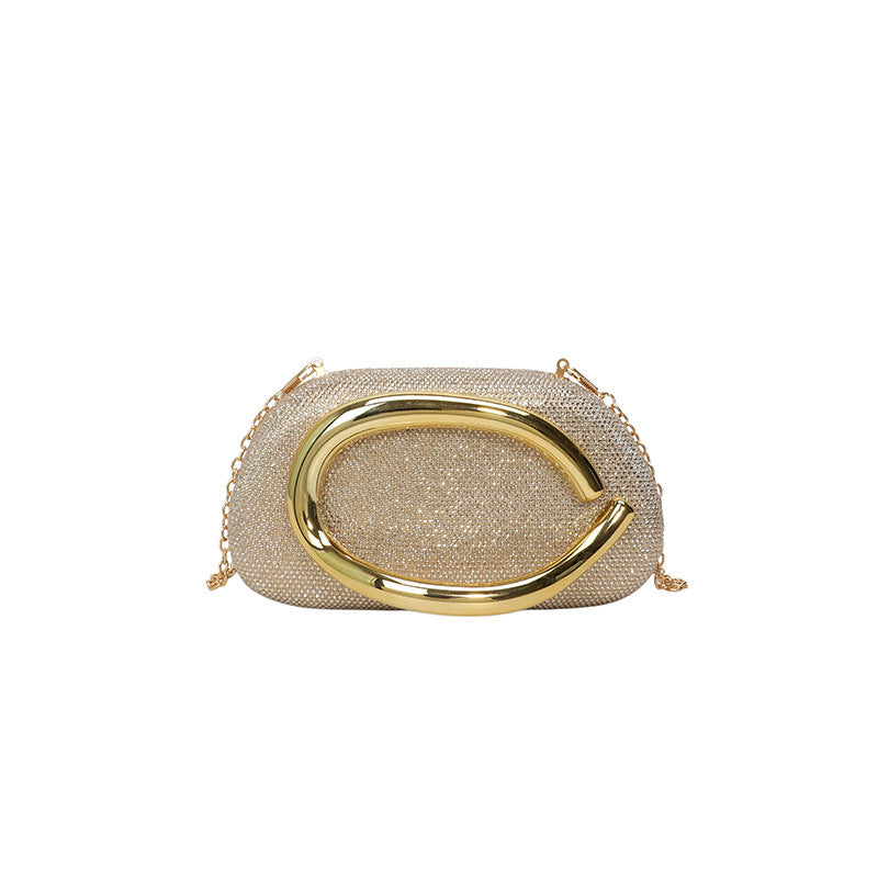 Full Diamond Design Hand Holding High-grade Fashion Dinner Bag