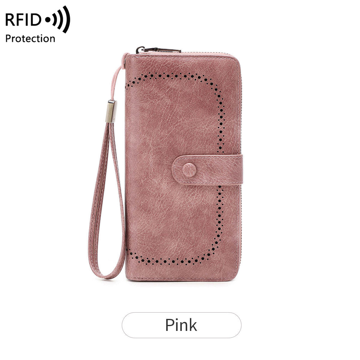 Women's Swiping Hollow Out Expanding Retro Large Capacity Card Holder