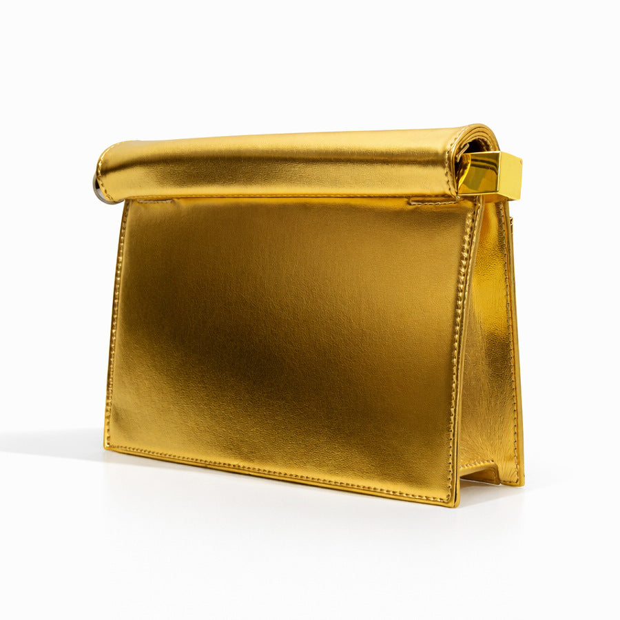 Women's Retro Simple Curling Folding Chain Fashion Party Bags